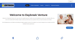 Desktop Screenshot of daybreakventure.com